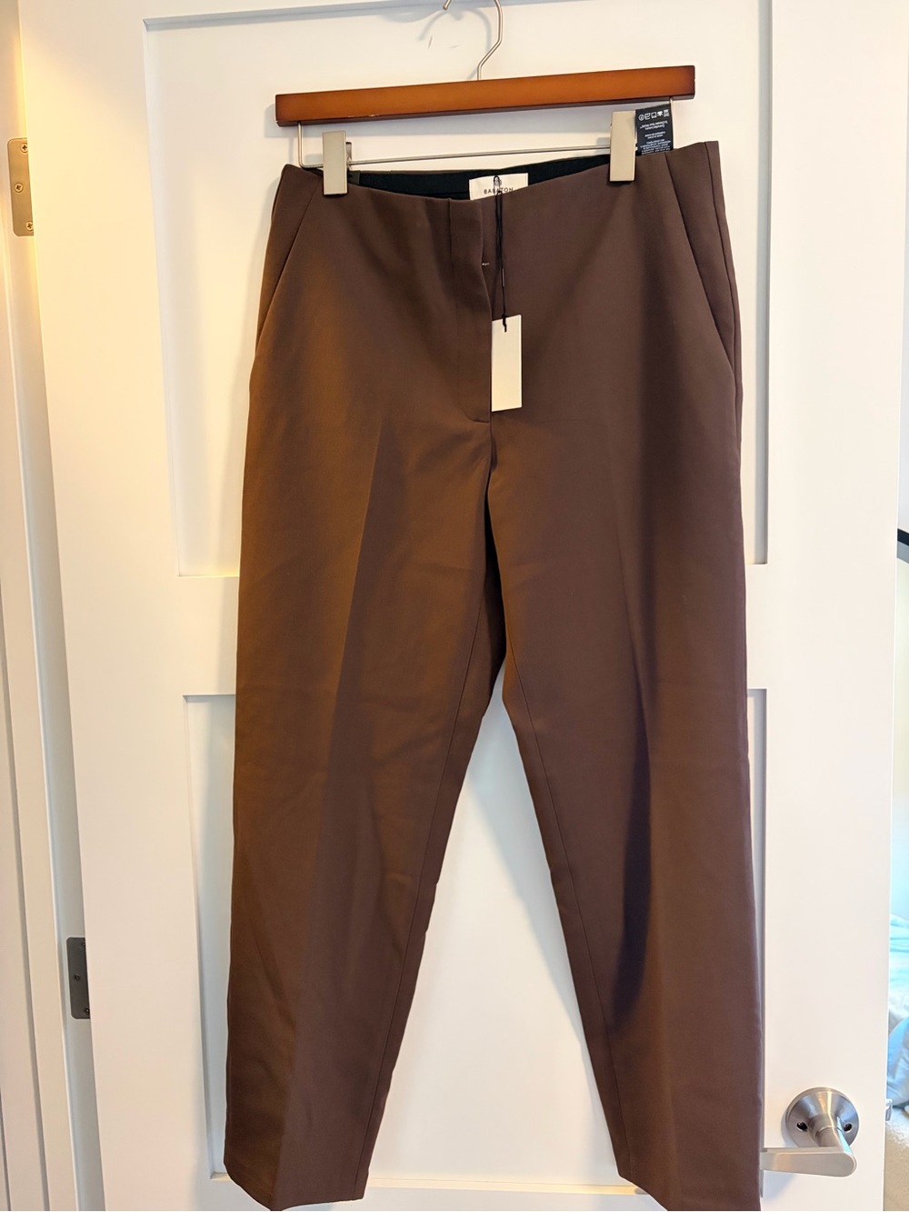 Babaton Artizia Brown Markova Pants, Sz 8, BNWT